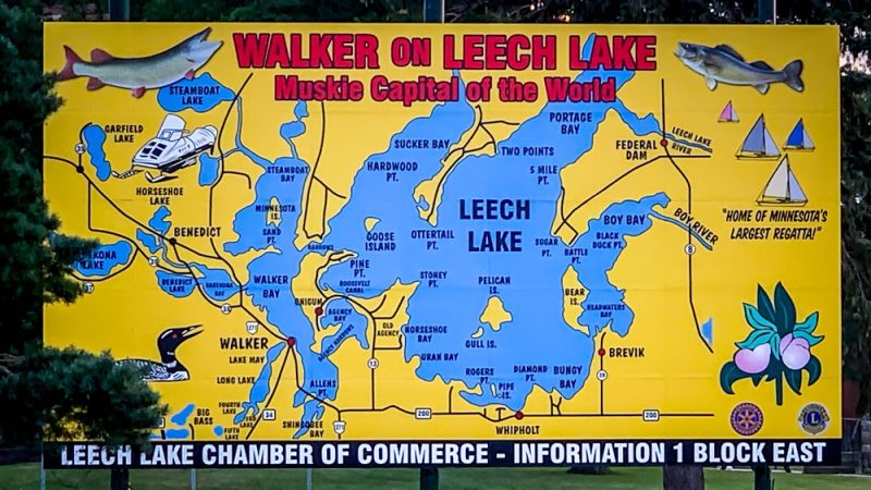 Boating On Leech Lake A Guide To The Ultimate Water Experience   Leech Lake Map 800x450 