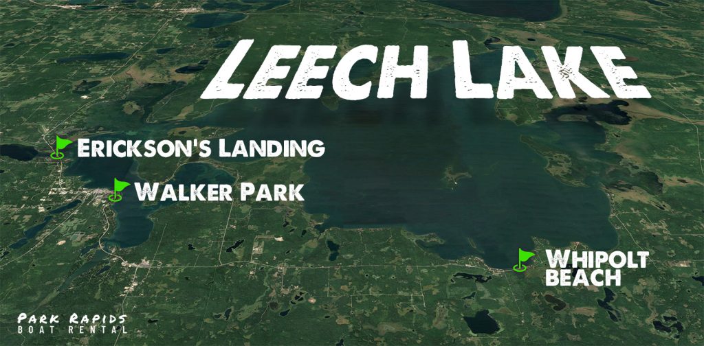 Leech Lake Map